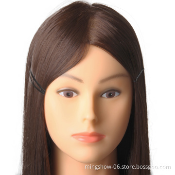 100% High Temperature Fiber Colorful Hair Training Head Nice Hairdressing Doll Heads Mannequin Head To Practice Braiding hair